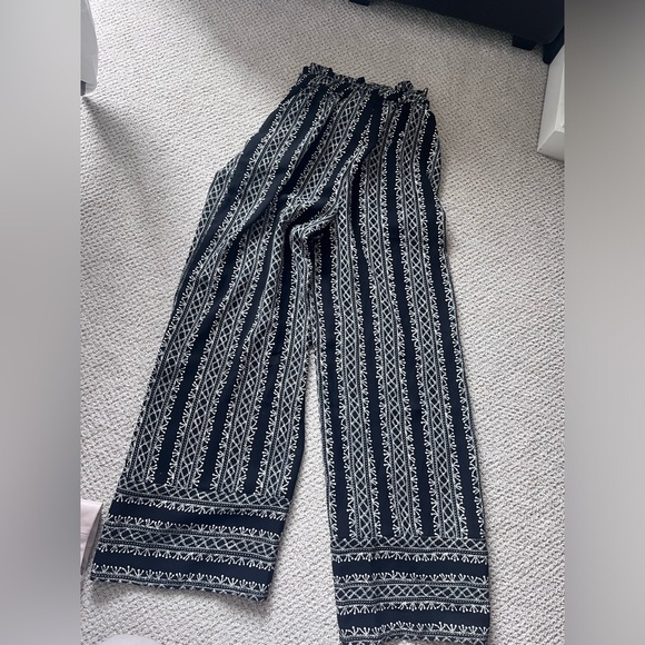 Entro bow tie waist flowy pants - Picture 4 of 4